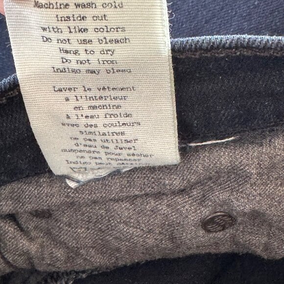 Rag & Bone Women's Coal Cigarette Skinny Jeans Size 26 Button Fly Cotton Denim - Picture 15 of 15